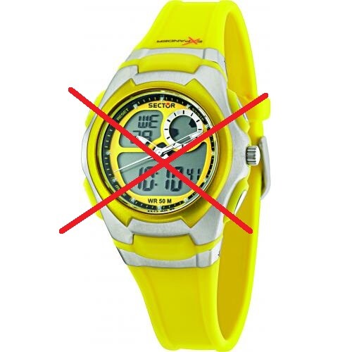 CINTURINO ORIGINALE SECTOR GOMMA GIALLO R3251172039 | eBay