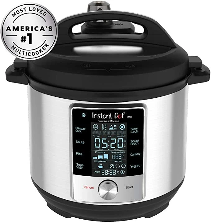 Instant Pot Max Pressure Cooker 9 in 1, Best for Canning with