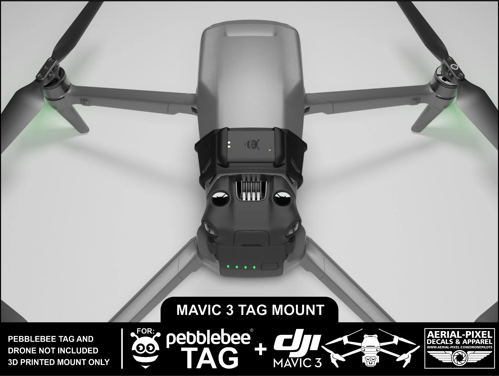 DJI Mavic 3 Pebblebee Tag Mount