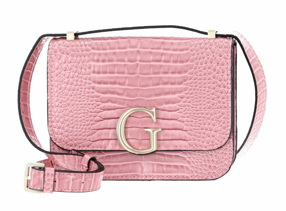 GUESS Corily Mini Convertible Xbody Flap Umhängetasche Tasche Rose Rosa