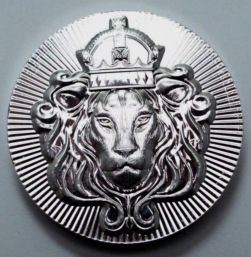 2 Oz 999 Silver Scottsdale Mint Silver Stacker Thick Round Crowned