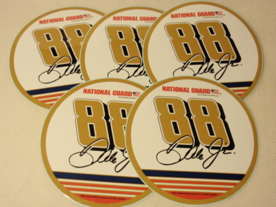 National Guard 88 Dale Earnhardt Jr Round Stickers