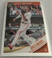 2018 Donruss Optic Baseball Manny Machado Baltimore Orioles base card #154