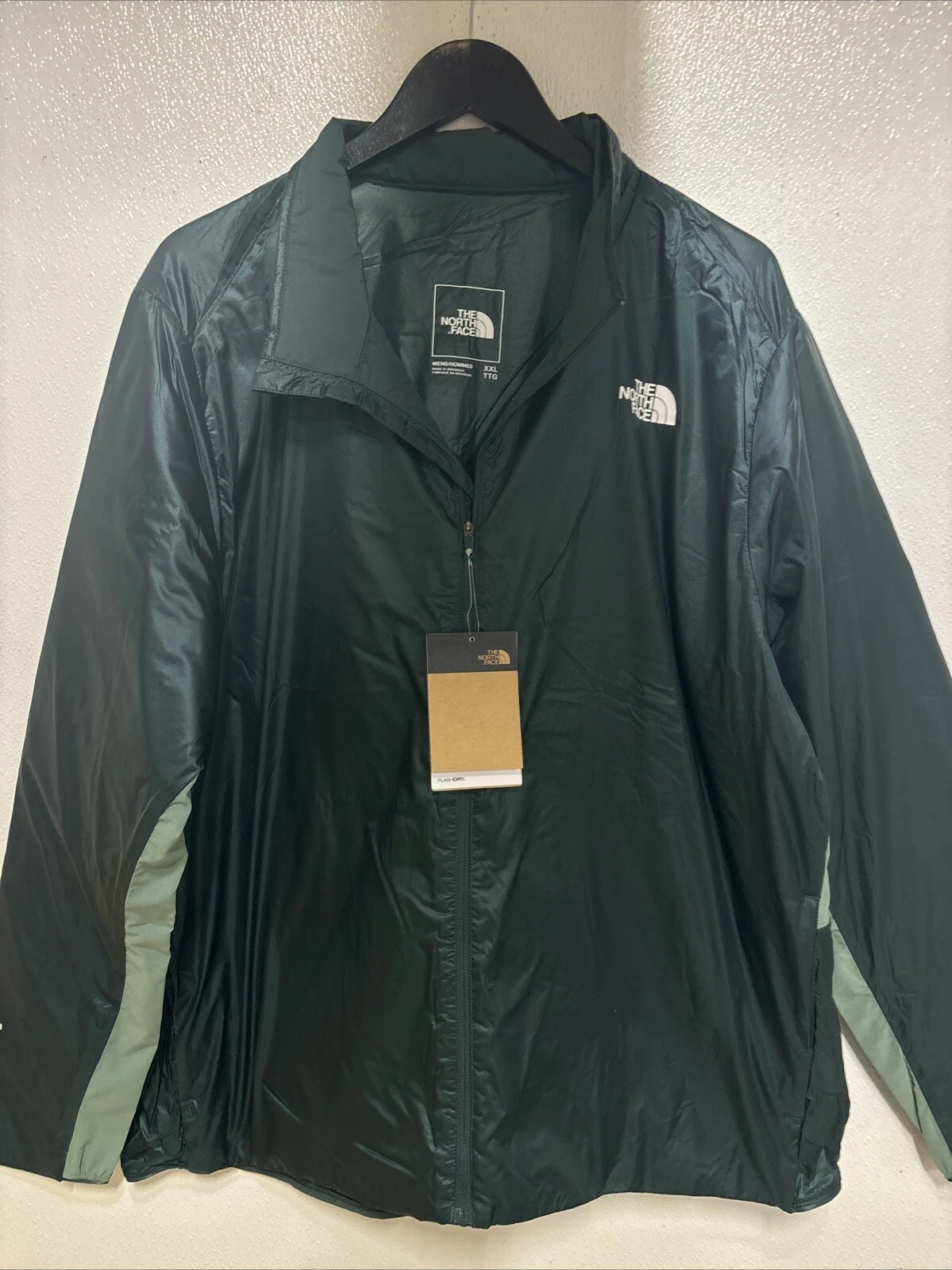 The North Face Winter Warm Jacket Mens XXL Black Trail Runners Flashdry #5M1A
