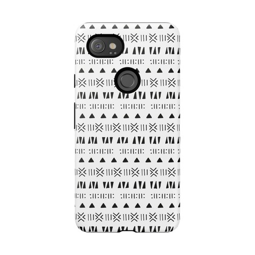 Black and White Southwestern Aztec Pattern Google Pixel Tough Cases - 第 120/131 張圖片