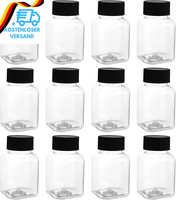 Takfree 100Ml Plastikflaschen Zum BefüLlen 12 Stk Kleine Leere Saftflaschen Flas