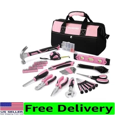 Durable 263-Piece Home Repair Tool Set in Pink - Perfect Gift for Any Occasion