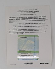 Windows 2003 SMALL BUSINESS EDITION SERVER SBS 5 USER CALS