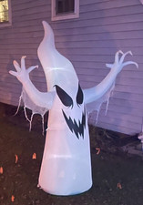 Halloween Airblown Inflatable Ghost Screamer Lights Up 7ft Tall