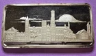 Vintage Smithsonian Institute Silver Art Bar Hamilton Mint America the Beautiful