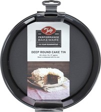 Image of Tala Performance, Loose Base Round Deep Cake Tin, Professional Gauge 20cm