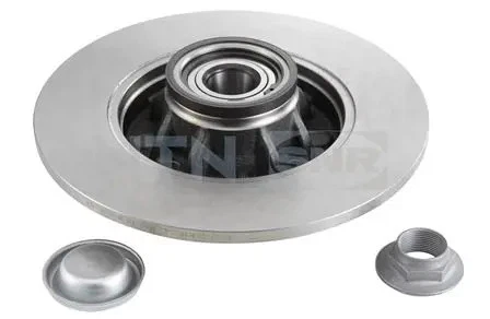 2x Disque de frein Essieu arrière droit plein KF159.54U SNR pour CITROËN PEUGEOT - Photo 2/4
