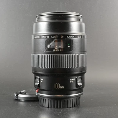 Canon EF 100mm F/2.8 Macro 1:1 Lens Full Frame Tested Working Japan #130 - Image 1 of 4