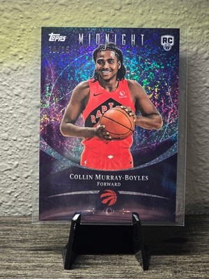 Collin Murray-Boyles Toronto Raptors 2025-26 Topps Midnight Winter Solstice /35