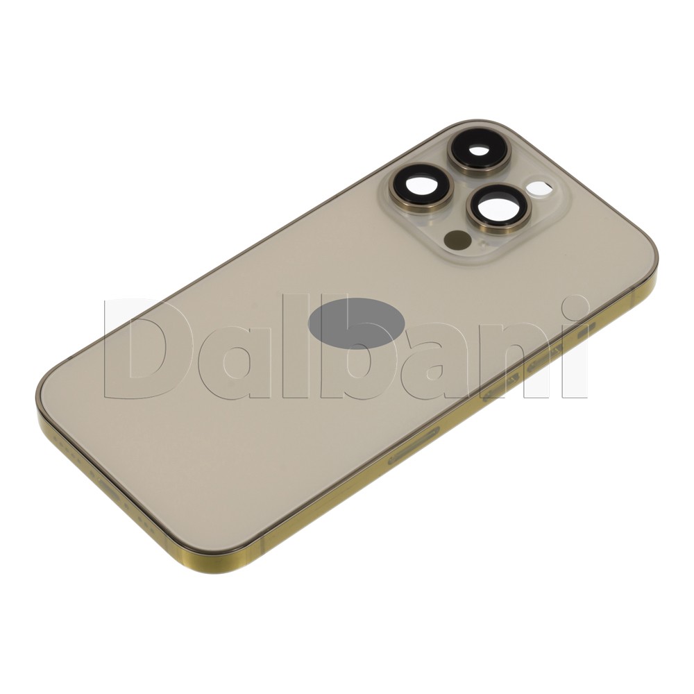 OEM Gold Original Housing With Parts For iPhone 14 Pro Back Cover