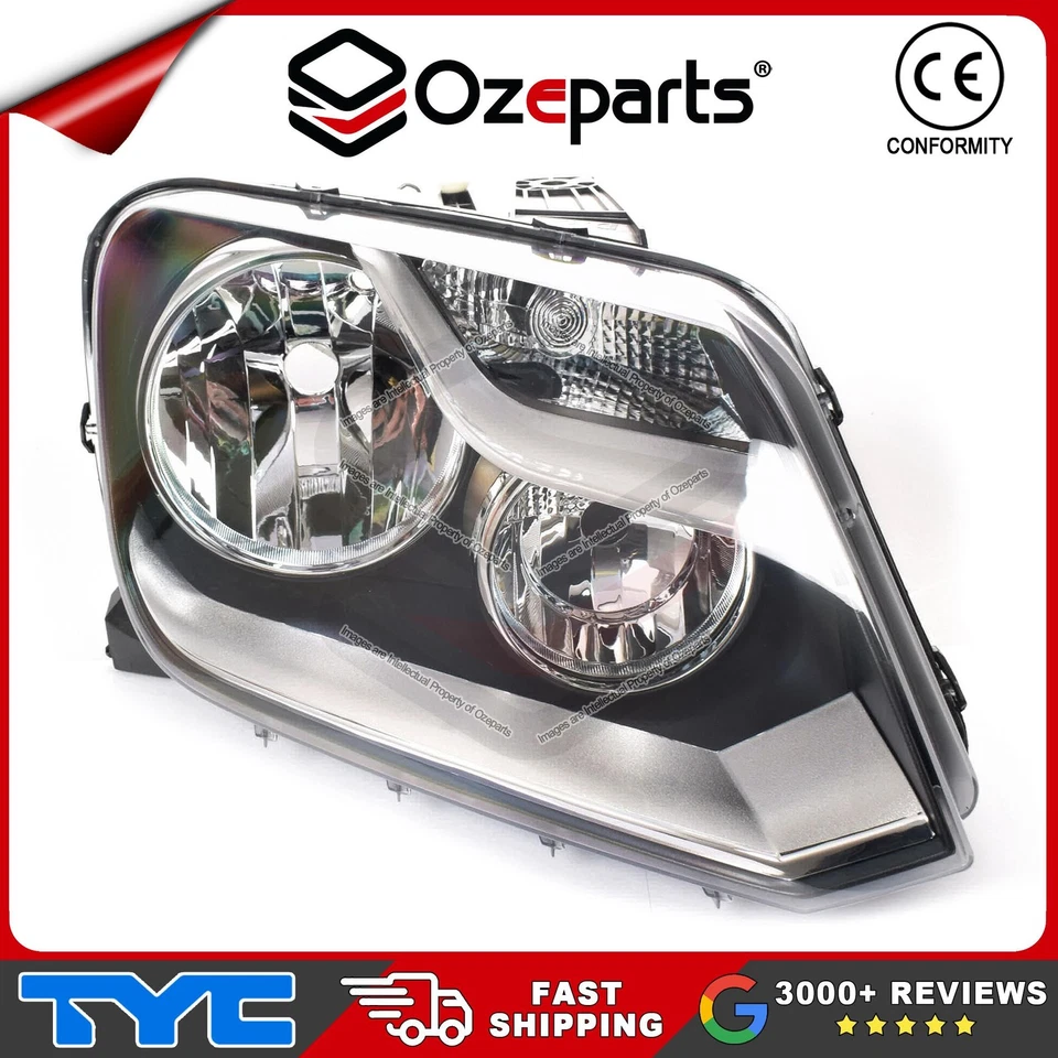 TYC Pair LH+RH Head Light Lamp For Volkswagen VW Amarok Ute 2H 2010~2022 - image 3 of 4