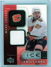 💥 2001-02 Upper Deck Ice Jersey Card Relic Marc Savard #J-MS