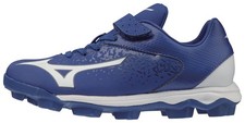 Mizuno Unisex Kids' Wave Select Nine Jr Baseball Cleats Royal/White - 320581.520