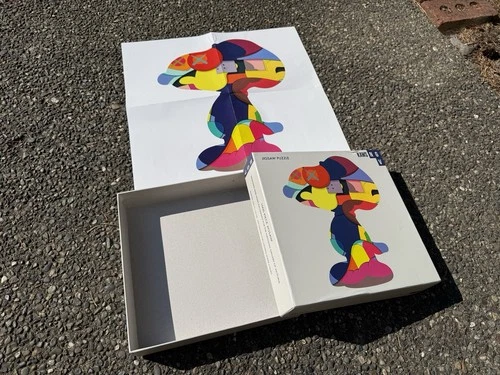 KAWS NGV Stay Steady Jigsaw Puzzle 1000pc Puzzle BOX + Poster Only