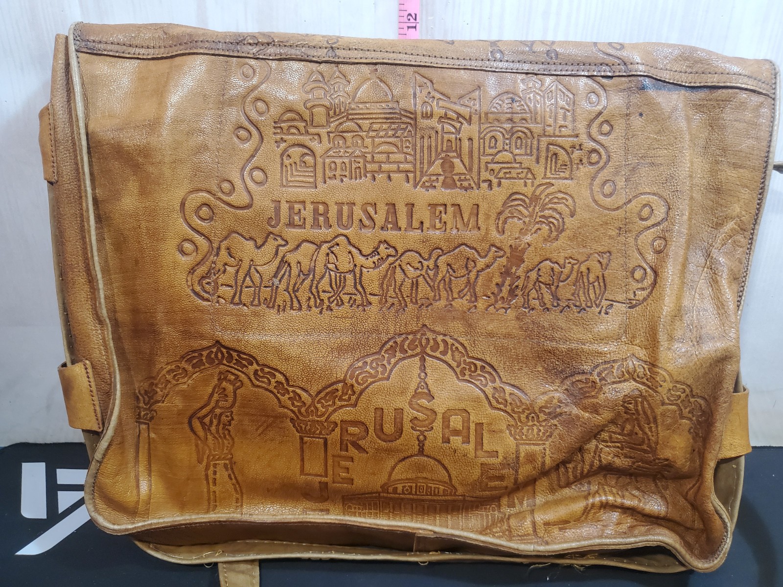 JERUSALEM LEATHER SHOULDER COMPUTER SOFT BRIEFCAS… - image 6
