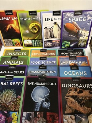 ENCYCLOPEDIA BRITANNICA Virtual Reality Exploration Interactive Books Lot of 16