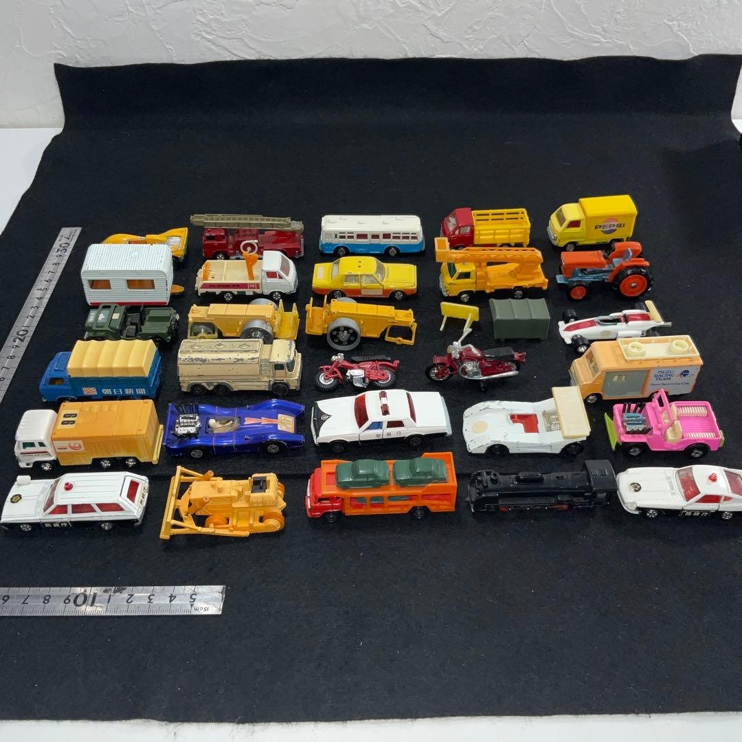 Tomica Mini Cars Bulk Lot Toy Vehicles No Box Collectible Used