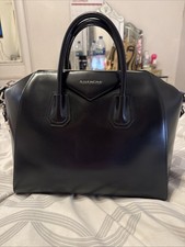 Givenchy Antigona Medium Black Leather Bag