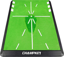 Heavy-Duty Golf Hitting Mat - Swing Path Feedback Golf Practice Mat - Ideal for