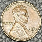 1951-D Lincoln Wheat Cent • Fine to Extra Fine • Denver Mint • Semi-Key