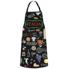 Italian Kitchen Apron - Cooking Apron for Italian Chef Gifts
