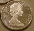 (3) 1965 Small Beads Pointed 5 SILVER Dollars of Canada 1.8 troy oz ASW Gem BU — photo 8