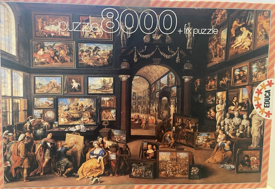 Genuine Educa 8000 Piece Puzzle Alexander Magno Visiting Appelles Studio 7955 - Image 2 of 4