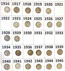 Mercury Dimes Lot 8