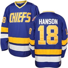 Phoneutrix Hanson Brothers Charlestown Chiefs 16 Jack 17 XX-Large, 18 Blue 