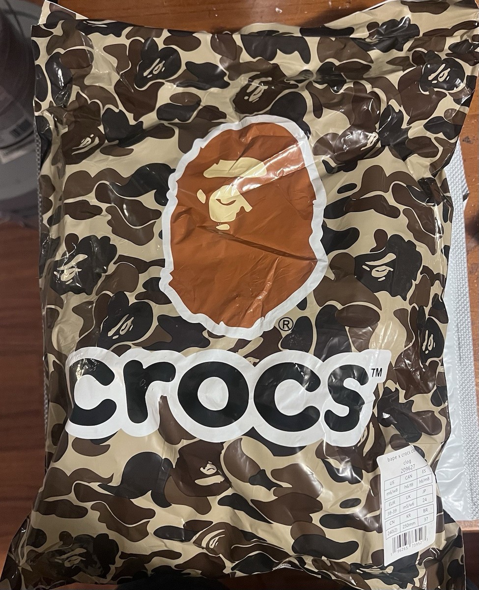 Bape x Crocs Classic Clog 'ABC CAMO' Men's 6 Women's 8 | eBay
