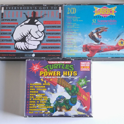 Teldec Teenage Mutant Hero Turtles   Power Hits 2CD Compilation Pop 1990