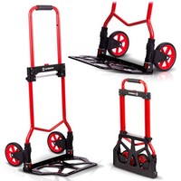 Sackkarre 100 Kg Transportkarre Mit Luftreifen Kistenkarre Stahl Stapelkarre
