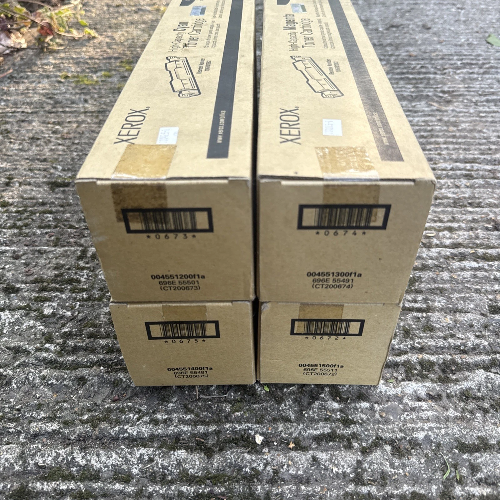 Genuine Xerox High Capacity Toners CMYK 106R01082 - 106R01085 Set - New Boxed 3