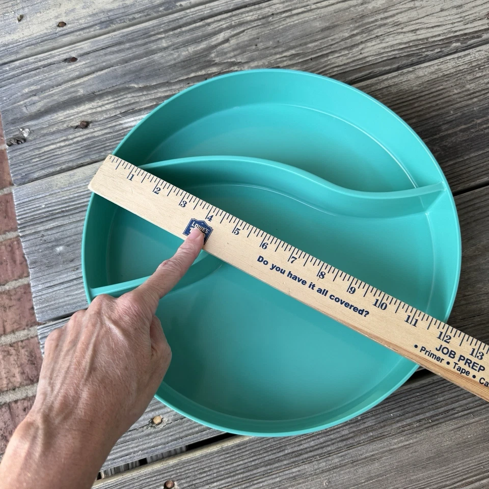 NWT Target Summer Chip & Dip Tray Teal Green Turquoise Melamine 2014 Collection - Image 4 of 4