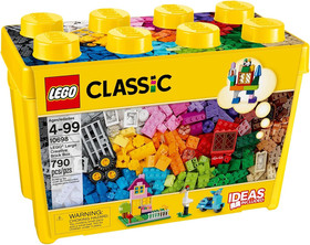 LEGO Classic Large Creative Brick Box 10698 Building Toy Set, Toy Storage Soluti