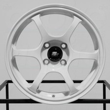 4-new 15 Mst Mt40 Wheels 15x6.5 4x100 38 Glossy White Rims 73.1 4-new 15 Mst Mt40 Wheels 15x6.5 4x100 38 Glossy White Rims 73.1