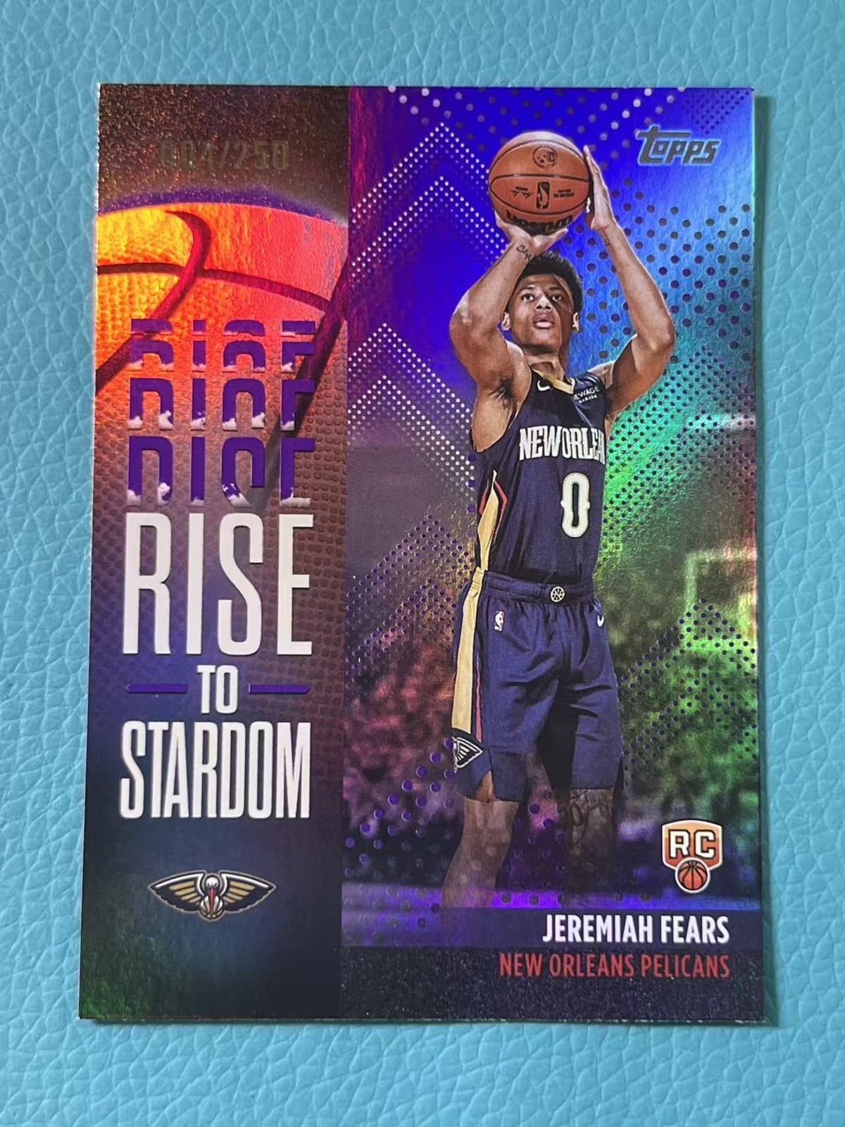 Jeremiah Fears 2025-26 Topps Flagship 004/250 Purple Rise To Stardom RC #RTS-7