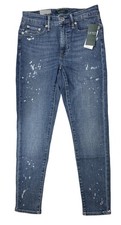 Lauren Ralph Lauren Premier Skinny Ankle Jeans 26x26 - Splatter Wash - NWT 100