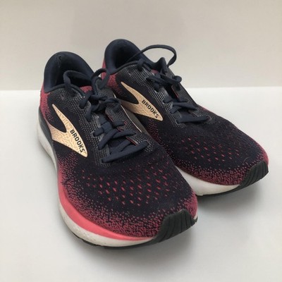 Brooks Ghost Shoes Womens Size 11 Navy Pink Mesh Running Sneakers