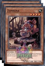 X3 Playset 1st Ed Zombina COTD-EN033 Yugioh