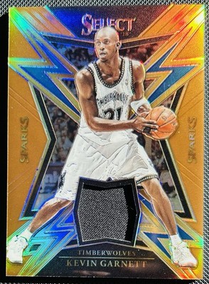 2017-18 Panini Select Sparks Kevin Garnett #SP-KGN Copper Prizm /49 (MEM)