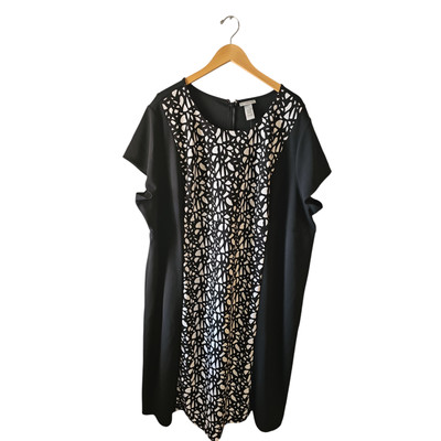 Catherine's sz 4X black white sheath dress new sz 30/32W