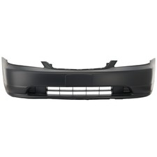 Front Bumper Cover For 2001-2003 Honda Civic Primed Coupe Sedan