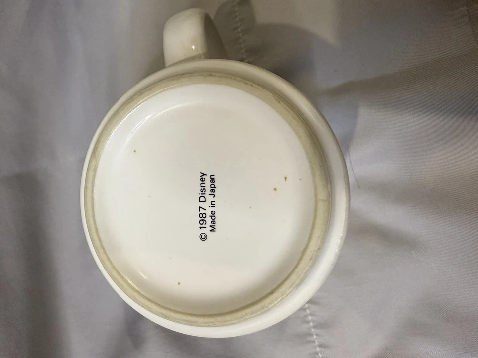 Taza de cerámica vintage 1987 Disney MGM STUDIOS Mickey Minnie Mouse Foto 4 de 4