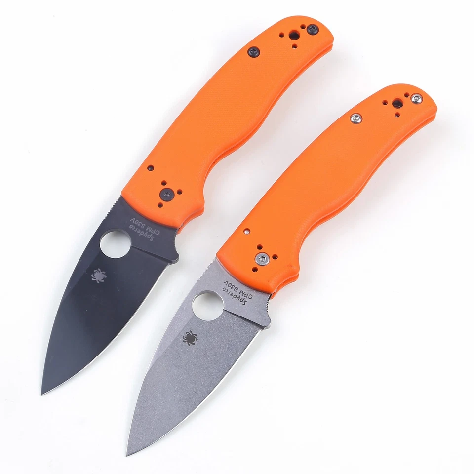 C229 Shaman Orange G10 Handle Big Size Thick Heavy Duty Pocket Knife Folding New - Image 3 of 4
